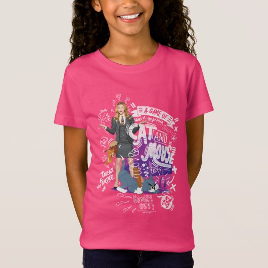 Kayla, Tom & Jerry - A Game of Cat And Mouse T-shirt (Voorkant)