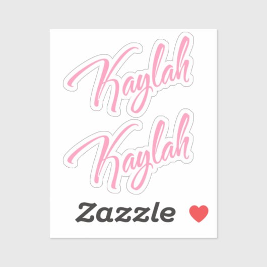 Kaylah x2 Vinyl Sticker (Vel)