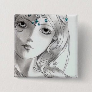 Kaylan Vierkante Button 5,1 Cm