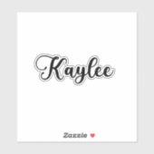 Kaylee Name - Handgeschreven kalligrafie Sticker (Vel)