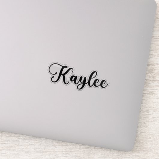 Kaylee Name - Handgeschreven kalligrafie Sticker (Detail)