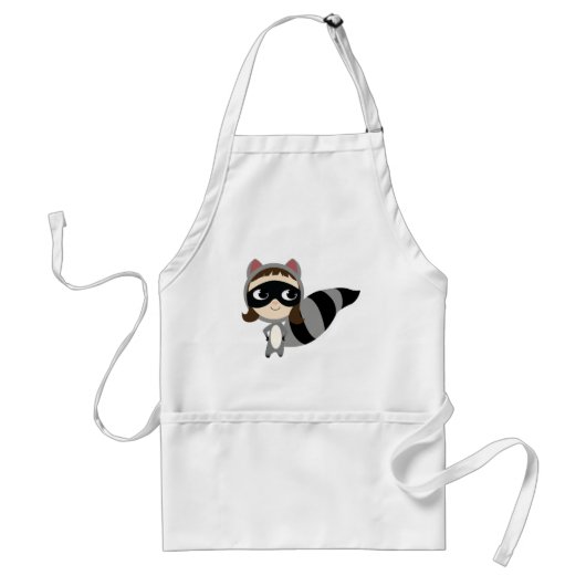 Kaylee The Raccoon. Standaard Schort (Voorkant)