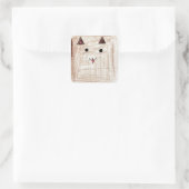 Kayli K. : Square Sticker (Tas)