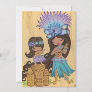 Kaylie Ukelele Invites Kaart