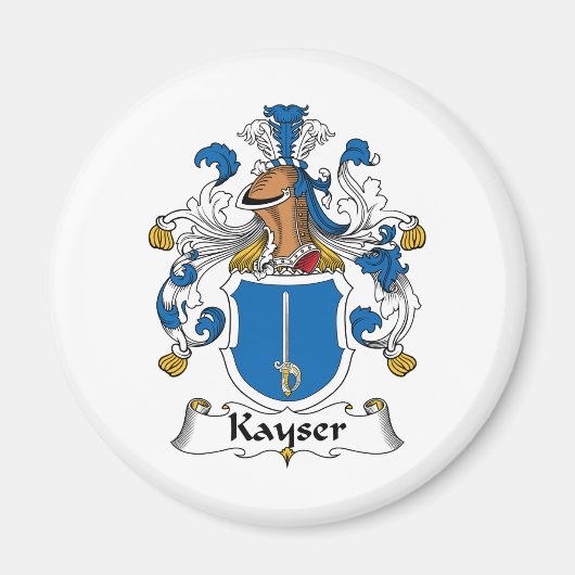 Kayser Family Crest Magneet (Voorkant)