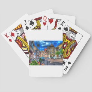 Kaysersberg Elzas Frankrijk Pokerkaarten