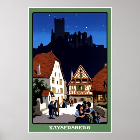 Kaysersberg, Frankrijk Poster (Voorkant)