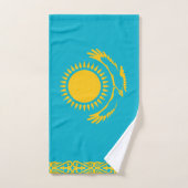 Kazachse vlag bad handdoek (Handdoek)