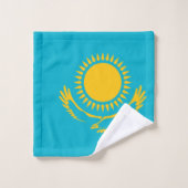 Kazachse vlag bad handdoek (Wasdoekje)