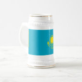 Kazachse vlag bierpul (Voorkant links)