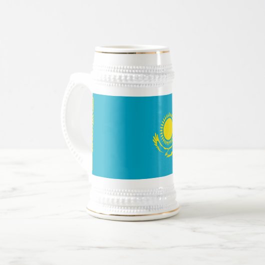 Kazachse vlag bierpul (Voorkant links)