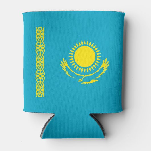 Kazachse vlag blikjeskoeler (Voorkant)
