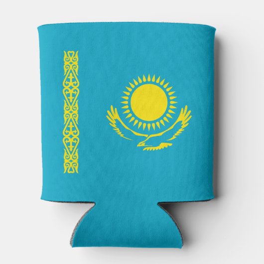 Kazachse vlag blikjeskoeler (Achterkant)