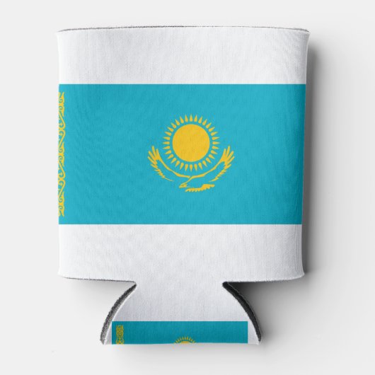 Kazachse vlag blikjeskoeler (Voorkant)