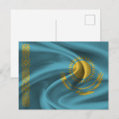 Kazachse vlag briefkaart (Voorkant / Achterkant)