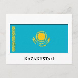 Kazachse vlag briefkaart
