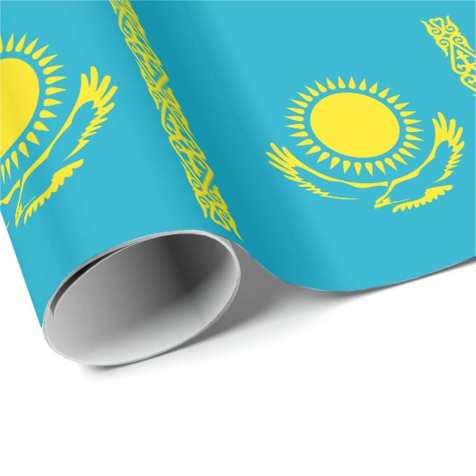 Kazachse vlag cadeaupapier (Rol Hoek)