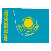 Kazachse vlag groot cadeauzakje (Achterkant)