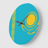 Kazachse vlag grote klok (Hoek)