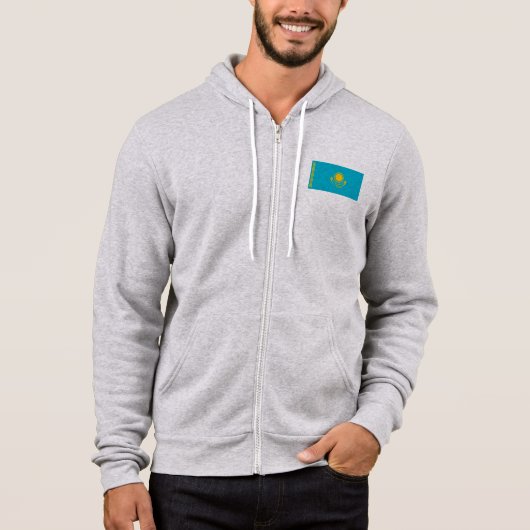 Kazachse vlag hoodie (Voorkant)