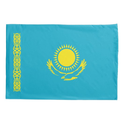 Kazachse vlag kussensloop (Achterkant)