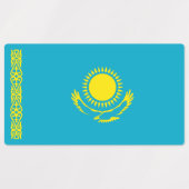 Kazachse vlag labels (Design 1)