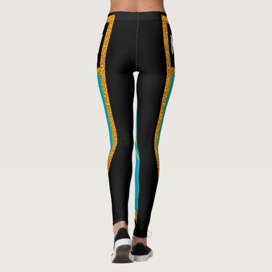 Kazachse vlag leggings (Achterkant)