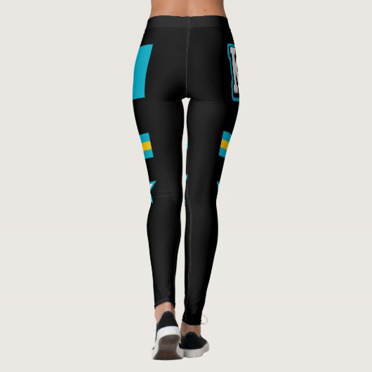 Kazachse vlag leggings (Achterkant)