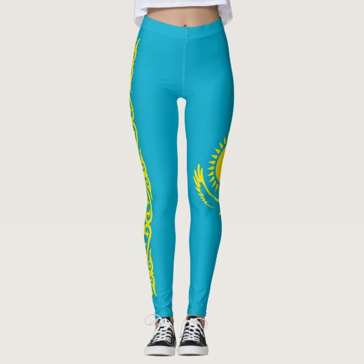 Kazachse vlag leggings (Voorkant)