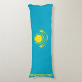 Kazachse vlag lichaamskussen (Voorkant Verticaal)