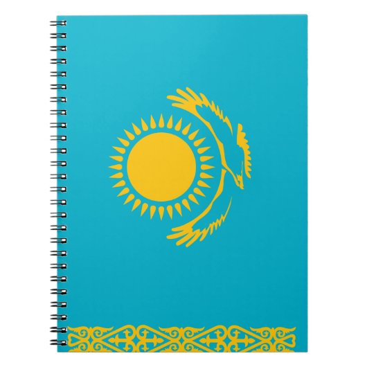 Kazachse vlag notitieboek (Voorkant)