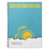 Kazachse vlag notitieboek (Voorkant)