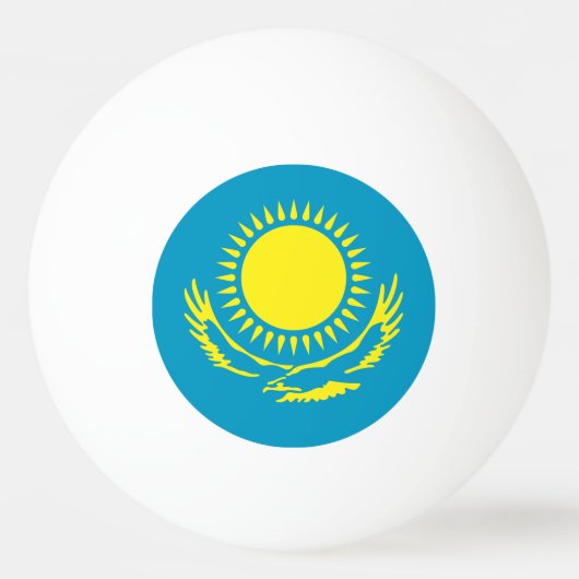 Kazachse vlag pingpongbal (Voorkant)