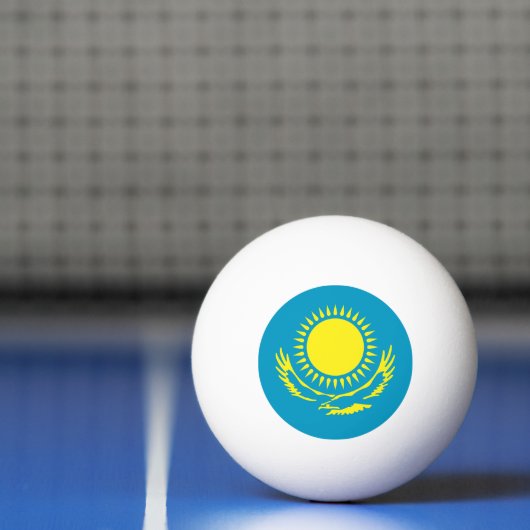 Kazachse vlag pingpongbal (Net)