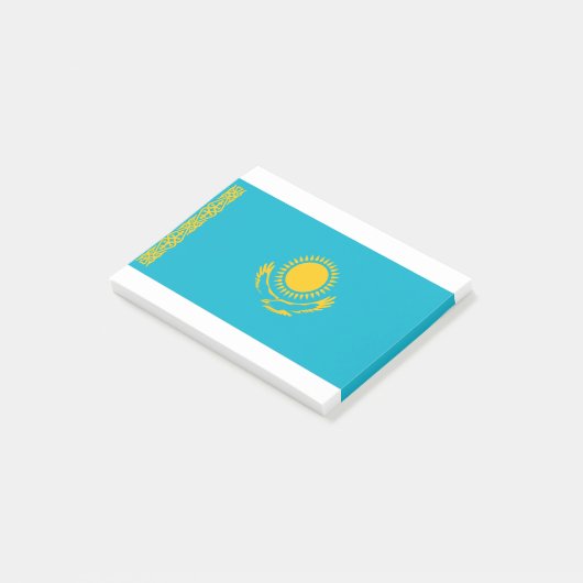 Kazachse vlag post-it® notes (Schuin)