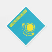 Kazachse vlag servet (Hoek)