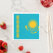Kazachse vlag servetten (Insitu)
