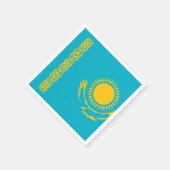 Kazachse vlag servetten (Hoek)