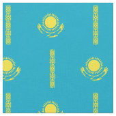 Kazachse vlag stof (Close Up)