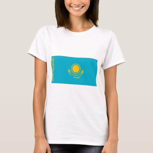 Kazachse vlag t-shirt (Voorkant)