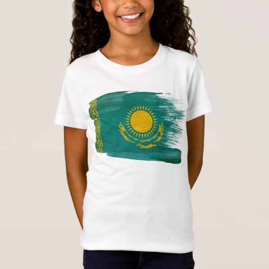 Kazachse vlag t-shirt (Voorkant)