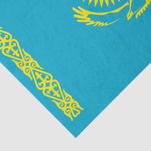 Kazachse vlag tissuepapier (Detail)