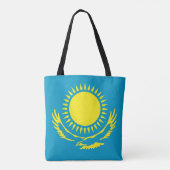 Kazachse vlag tote bag (Achterkant)