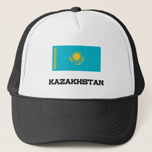 Kazachse vlag trucker pet (Voorkant)