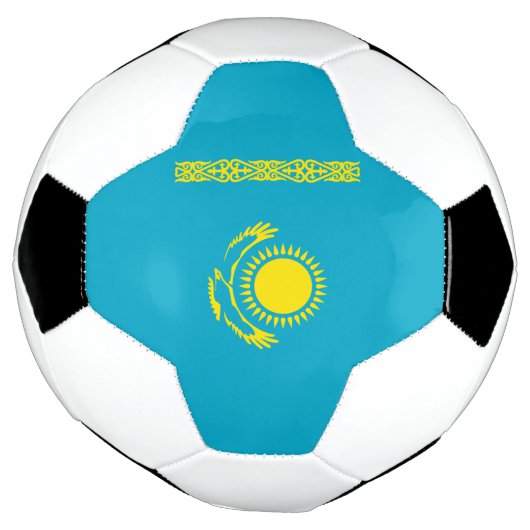 Kazachse vlag voetbal (Gedraaid)