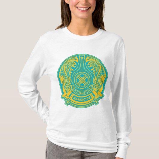 Kazachse wapenschild T-Shirt (Voorkant)