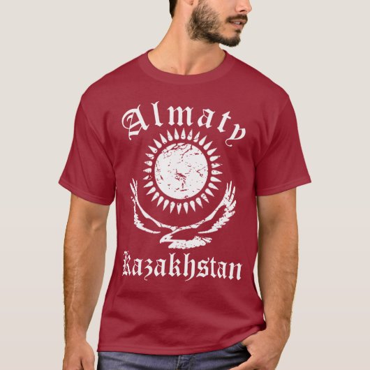 Kazachstan Almaty  T-shirt (Voorkant)