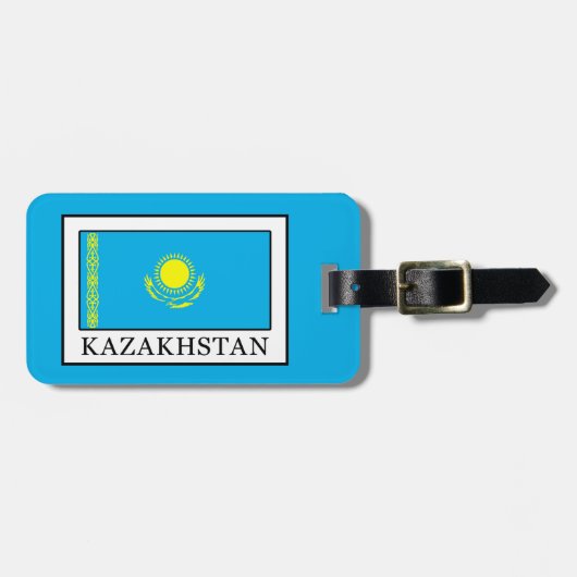 Kazachstan Bagagelabel (Voorkant horizontaal)