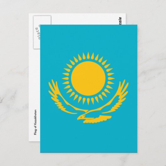 kazachstan briefkaart (Voorkant / Achterkant)