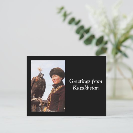 kazachstan briefkaart (Staand voorkant)